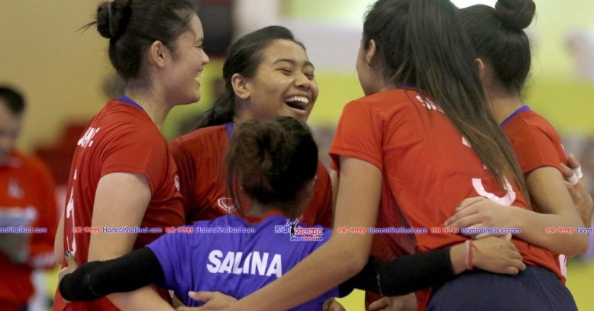 Nepal beat Maldives to register second consecutive win in women’s volleyball