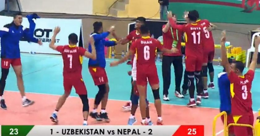 Nepal defeat Uzbekistan in Asian volleyball championship