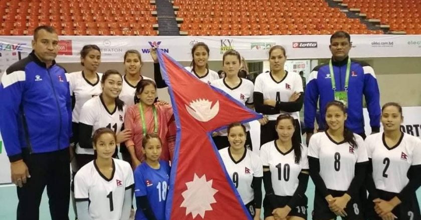 Nepal storm into final of Asian volleyball c’ship in women’s section