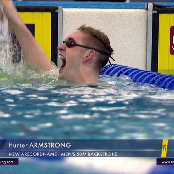 Armstrong sets 50m backstroke world record at US trials