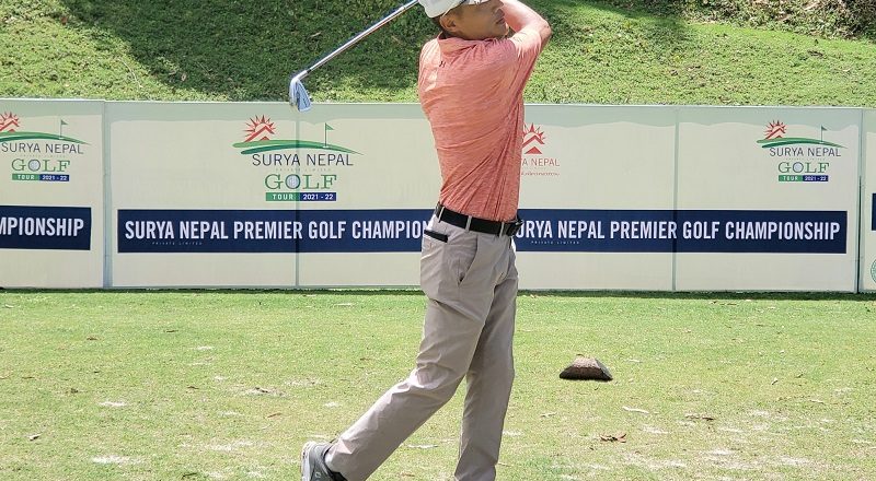 Amateur Wangchen takes lead in Surya Nepal Premier Golf Championship
