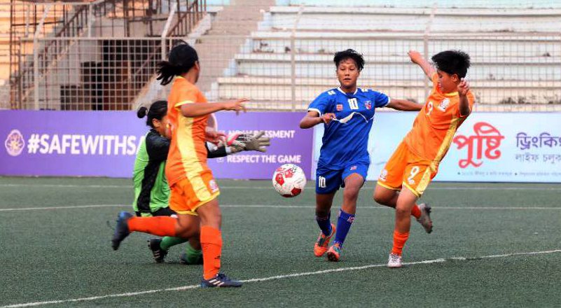 Barsha nets four in Nepal’s huge margin victory over Bhutan