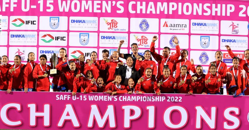 Nepal U-15 Women’s team clinches maiden title