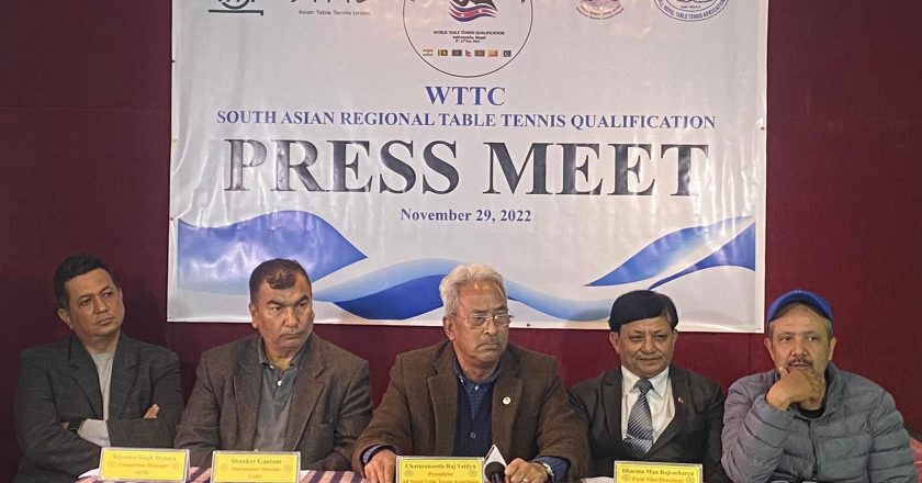 South Asian Regional Table Tennis Qualification to be held in Kathmandu