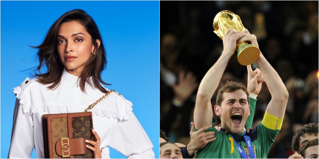 Deepika Padukone and Casillas to carry FIFA World Cup trophy