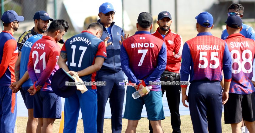 National Cricket Team begins training under Desai