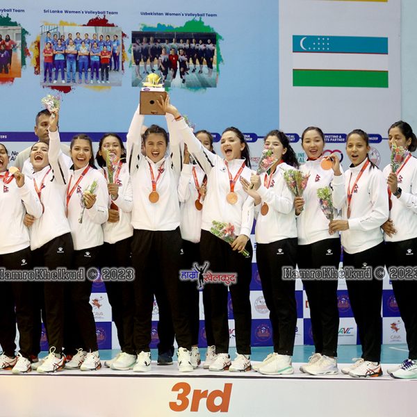 Nepal Finishes Third in CAVA Women’s Challenge Cup