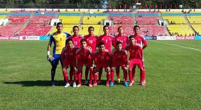 Nepal U16 team Jordan