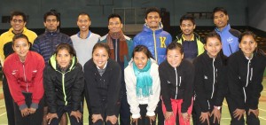 badminton team for saff games