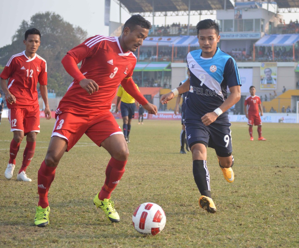 Nepal(red)  Vs  Malaysia(Blue) 3a