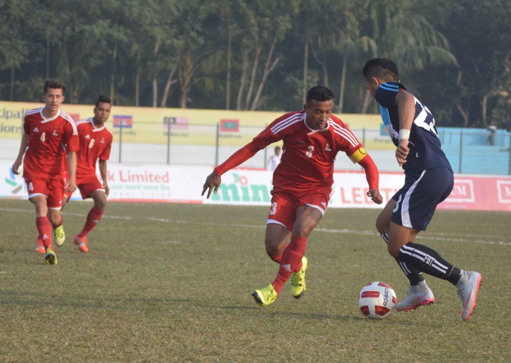 Nepal(red)  Vs  Malaysia(Blue) 4b