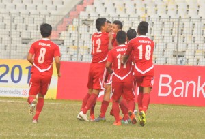 Sri Lanka(Yellow) Vs Nepal(red) 4-1