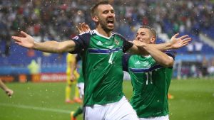 पहिलो गोल गरेपछि गारेथ म्याकआउले 