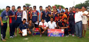 madan aasrit cricket winner Police Club