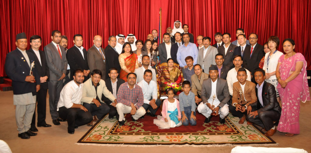 President meets AIPS ASIA and Winners of Sports Award 2072
