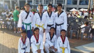 teakwando wins medal in korea