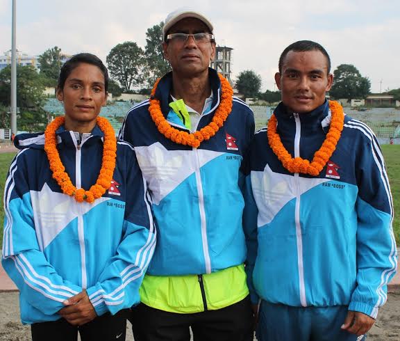 Nepal's Athletic Team for Rio Olympic departs