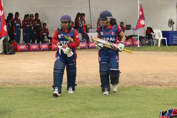 Nepali opening batswomen