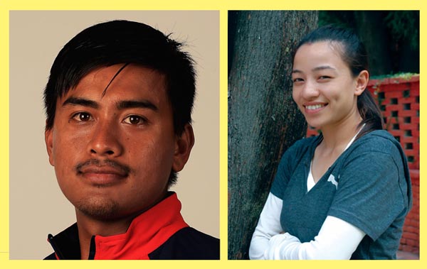 Gyanendra Malla and Ayesha Shakya