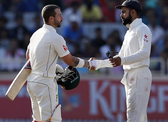 Virat Kohli, Matthew Wade