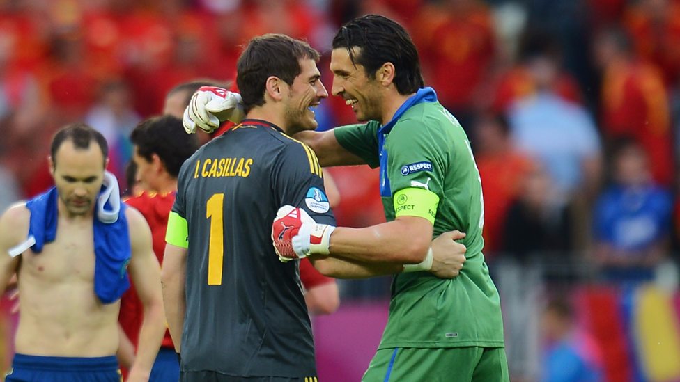 Casillas and Buffon