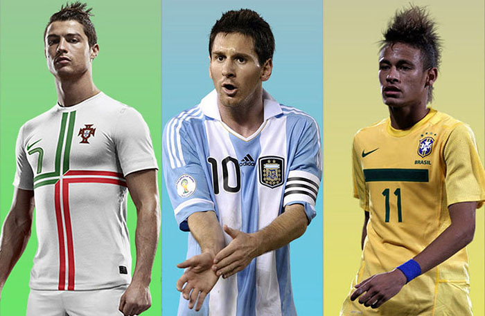 ROnaldo Messi Neymar