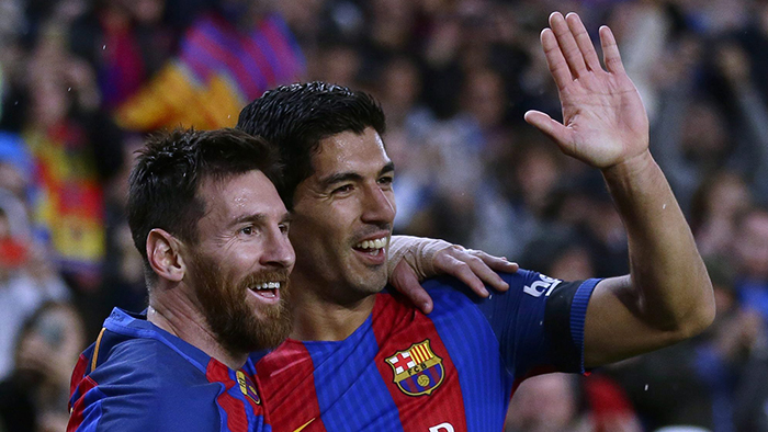 Lionel Messi, Luis Suarez