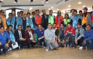 दुबईमा नेपाली नेत्रहीन क्रिकेट टोलीको स्वागत