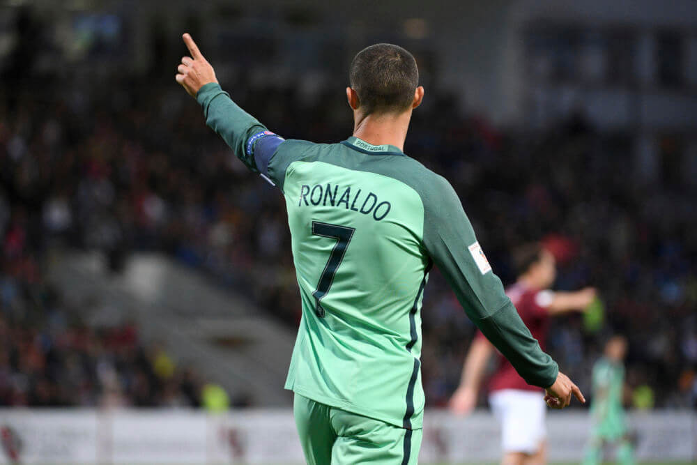 ronaldo portugal green
